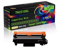 TN2510XL Compatible for Brother Toner Cartridge with Chip MFC-L2800DW MFC-L2827DWXL Printers (1 Pack Black)