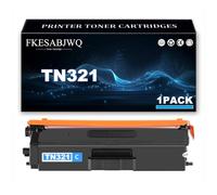 TN321 Toner Cartridge for Brother HL-L8350CDW DCP-L8450CDW MFC-L8850CDW | TN321BK TN321C TN321M TN321Y Toner Cartridges, Compatible HL-L8250CDN DCP-L8400CDN MFC-L8600CDW MFC-L8650CDW,Cyan-1 Pack
