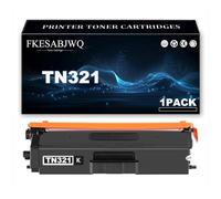 TN321 Toner Cartridge for Brother HL-L8350CDW DCP-L8450CDW MFC-L8850CDW | TN321BK TN321C TN321M TN321Y Toner Cartridges, Compatible HL-L8250CDN DCP-L8400CDN MFC-L8600CDW MFC-L8650CDW,Black-1 Pack