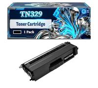 TN329 Toner Cartridge Compatible for Brother DCP-L8450CDW MFC-L8850CDW HL-L8350CDWT Printer, With Chip Large Capacity 6000 Pages (1 Pack Black)