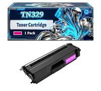 TN329 Toner Cartridge Compatible for Brother DCP-L8450CDW MFC-L8850CDW HL-L8350CDWT Printer, With Chip Large Capacity 6000 Pages (1 Pack Magenta)