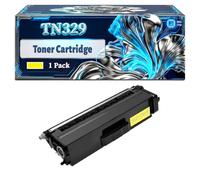 TN329 Toner Cartridge Compatible for Brother DCP-L8450CDW MFC-L8850CDW HL-L8350CDWT Printer, With Chip Large Capacity 6000 Pages (1 Pack Yellow)