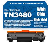 TN3480 Compatible Toner Cartridges for Brother DCP-L5500 L5500DN L6600DW HL-L5000D L5100DN L5100DNT L5200DW L5200DWT L6250DN L6250DWTD L6300DW L6400DW L6400DWT Printers,TN3480-1PC