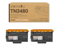 TN3480 TN3430 Toner Cartridge Replacement Compatible For Brother HL-L5000D HL-L5100DN HL-L5200DW HL-L5200DWT HL-L6200DW HL-L6200DWT HL-L6250DW HL-L6300DW Series TN3480-3000 X 2