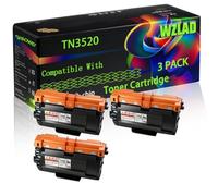 TN3520 Compatible for Brother Toner Cartridge with Chip MFC-L5750DW MFC-L6800DWT MFC-L6900DW Printers (3 Pack Black)