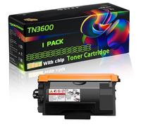 TN3600 Compatible for Brother Toner Cartridge with Chip HL-L6415DN Mono MFC-L6710DW MFC-L6910DN Printers (1 Pack Black)
