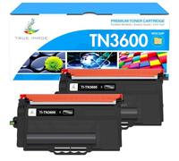 TN3600 TN-3600 Black Toner Cartridge: 2-Pack Compatible for Brother HL-L5215DN HL-L6210DW HL-L6410DN HL-L6415DN HL-L5210DN L5210DW MFC-L5715DN MFC-L6710DW MFC-L5710DN L5710DW Series Printer