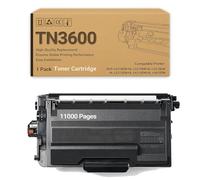 TN3600 Toner Cartridge Replacement Compatible For Brother DCP-L5510DW HL-L5210DN HL-L5210DW HL-L5215DN HL-L6210DW HL-L6410DN HL-L6415DN MFC-L5710DN Series TN3600-11000