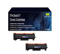 TN3607 Toner Cartridges Compatible for HL-L6410DN L5210DN L6210DW Printer | Replacement for TN3607 Toner Cartridges for Brother DCP-L5510DW MFC-5710DW 6710DW L6910DN Printer，With Chip(2 pack)