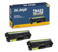 TN423 Black / Cyan / Magenta / Yellow Compatible Toner Cartridges With Chip For Brother DCP-L8410CDW HL-L8260CDW HL-L8360CDW MFC-L8610CDW MFC-L8690CDW MFC-L8900CDW Printer (TN423 Yellow, 2)