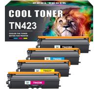 TN423 MFC-L8690CDW Toner Cartridges Compatible for Brother TN-423 TN-421 | TN-423 DCP-L8410CDW MFC-L8900CDW HL-L8360CDW 8690CDW 8260CDW TN 423 421 TN421 TN-421 (Black Cyan Yellow Magenta, 4 Pack)