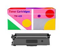 TN423 TN-423 TN421 Toner Cartridge Compatible with Brother MFC-L8690CDW HL-L8260CDW DCP-L8410CDW HL-L8360CDW MFC-L8900CDW TN423C TN423Y TN423M(Black,Standard Yield)