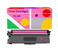 TN423 TN-423 TN421 Toner Cartridge Compatible with Brother MFC-L8690CDW HL-L8260CDW DCP-L8410CDW HL-L8360CDW MFC-L8900CDW TN423C TN423Y TN423M(Magenta,Standard Yield)