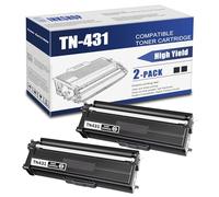 TN431 Compatible TN-431 Black Printer Cartridges Toner Cartridge Replacement for Brother TN-431 HL-L8260CDW HL-L8360CDW DCP-L8410CDW MFC-L8610CDW Toner.(2 Pack)