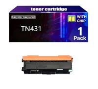 TN431 TN-431 Toner Cartridges Compatible for Brother TN 431 TN-431 HL-L8360CDW HL-L8360CDWT HL-L9310CDW MFC-L8895CDW MFC-L8900CDW MFC-L8905CDW MFC-L9570CDW Printer,BK-1 pcs