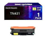 TN431 TN-431 Toner Cartridges Compatible for Brother TN 431 TN-431 HL-L8360CDW HL-L8360CDWT HL-L9310CDW MFC-L8895CDW MFC-L8900CDW MFC-L8905CDW MFC-L9570CDW Printer,Y-1 pcs