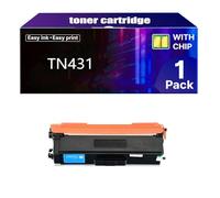 TN431 TN-431 Toner Cartridges Compatible for Brother TN 431 TN-431 HL-L8360CDW HL-L8360CDWT HL-L9310CDW MFC-L8895CDW MFC-L8900CDW MFC-L8905CDW MFC-L9570CDW Printer,C-1 pcs