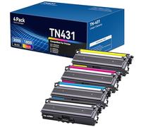 TN431 TN-431 Toner Cartridges Compatible for Brother TN431 TN-431 TN 431 for Brother MFC-L8900CDW Toner Cartridges MFC L8900CDW HL-L8360CDW HL-L8260CDW HL-L8360CDWT MFC-L8610CDW, 4-Color