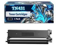 TN431 Toner Cartridges Compatible for Brother HL-L8260CDW HL-L8360CDW HL-L8360CDWT MFC-L8610CDW MFC-L8895CDW MFC-L8900CDW Printers, With Chip Large Capacity 4000 Pages (1 Pack Black)