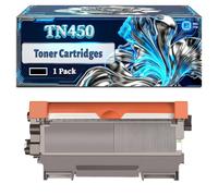 TN450 Toner Cartridges Compatible for Brother HL-2275DW HL-2280DW intelliFAX-2840 intelliFAX-2940 Printers, With Chip Large Capacity 3600 Pages (1 Pack Black)