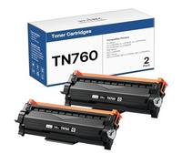 TN760 Toner Cartridges Replacement for Brother Toner TN-730/TN-760 Compatible HL-L2350DW MFC-L2710DW MFC-L2750DW HL-L2395DW HL-L2370DW DCP-L2550DW HL-L2390DW (Black, 2 Pack)
