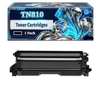 TN810 Toner Cartridges Compatible for Brother HL-L9410CDN HL-L9430CDN HL-L9470CDN HL-L9670CDN Printers, With Chip Large Capacity 22000 Pages (1 Pack Black)