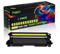 TN821 Compatible for Brother Toner Cartridge with Chip HL-L9430CDN HL-L9470CDN MFC-L9630CDN Printers (1 Pack Yellow)