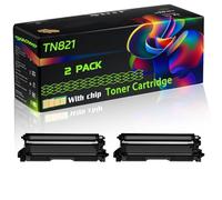 TN821 Compatible for Brother Toner Cartridge with Chip HL-L9430CDN HL-L9470CDN MFC-L9630CDN Printers (2 Pack Black)