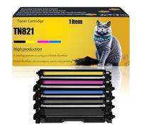 TN821 Toner Cartridge Compatible for Brother HL-L9430CDN HL-L9470CDN MFC-L9630CDN MFC-L9670CDN Printers, Toner Cartridge Refills 12000 Pages (Multicolor)