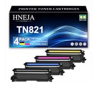 TN821 Toner Cartridges for Brother HL-L9430CDN HL-L9470CDN HL-L9470CDNT MFC-L9670CDN MFC-L9630CDN Printer, High Yield TN821BK TN821C TN821M TN821Y Toner Cartridge Replacement,4 Colors-1 Pack