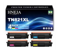 TN821XL Toner Cartridge for Brother MFC-L9630CDN MFC-L9670CDN HL-L9470CDN | TN821XLBK TN821XLC TN821XLM TN821XLY Toner Cartridges, Compatible HL-L9430CDN HL-L9470CDNT HL-L9470CDNTT,4 Colors-1 Pack