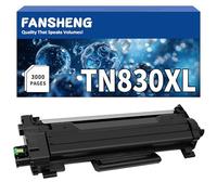 TN830XL Toner Replacement for Brother Toner TN830 XL TN-830 for Brother HL-L2460DW DCP-L2640DW MFC-L2820DW MFC-L2900DW HL-L2405W MFC-L2807DW MFC-L2760DW HL-L2400D Printers TN830/XL/V Toner (1 Black)