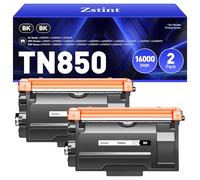 TN850 Black Toner Cartridge 2-Pack High Yield with Chip Replacement for Brother TN-850 Toner Cartridges Compatible with Brother HL-L5000D L6300DW DCP-L5500DN L5650DN MFC-L5700DW L6750DW Series Printer