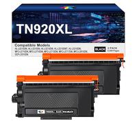 TN920XL High Yield Toner Cartridge Replacement for Brother TN920XL TN920 | works with HL-L6210DW HL-L5210DW HL-L6210DWT HL-L5210DN HL-L5210DWT Printer (2 Black, with Chip)