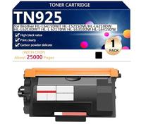 TN925 Toner Cartridge Compatible for Brother HL-L6415DWT HL-L5215DW HL-L6210DW HL-L6210DWT HL-L6217DW HL-L6310DW HL-L6415DW Printers, with Chip, High Yield 25000 Pages, Clear Printing,Black-1 pack