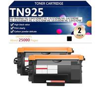 TN925 Toner Cartridge Compatible for Brother HL-L6415DWT HL-L5215DW HL-L6210DW HL-L6210DWT HL-L6217DW HL-L6310DW HL-L6415DW Printers, High-Volume Printing,Black-2 pack