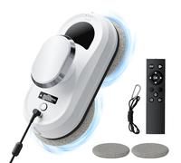 Tnamdan Window Cleaning Robot 3000 PA 0.35 m/min Suction Power Glass Cleaning Robot Electric Window Cleaner with Remote Control Directions Remote Controlled Automatic Window Robot