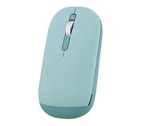 T'nB - 2-in-1 Color Dual Connect Mouse, Bluetooth and USB-A Wireless Dongle, Stylish and Ultra Slim, Plug & Play Connection, Convenient Hand Strap, Auto Sleep - Blue