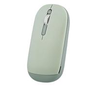 T'nB - 2-in-1 Color Dual Connect Mouse, Bluetooth and USB-A Wireless Dongle, Stylish and Ultra Slim, Plug & Play Connection, Convenient Hand Strap, Auto Sleep - Green