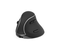 TNB ERGO Line Mini Wireless Mouse | Bluetooth, Rechargeable, Vertical, Removable Wrist Rest, Windows, macOS and Linux, Black