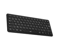 T'NB - French AZERTY Wireless Keyboard, Bluetooth Connection, Ultra Slim Design, Rechargeable Battery, Intuitive Multimedia Control, Windows and MacOS Compatible - Black