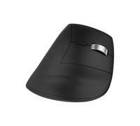 T'nB Infinite Ergo Vertical Ergonomic Mouse 4800 DPI Detachable Wheel Dual Bluetooth Mode and USB Dongle Rechargeable Battery Long Life Black
