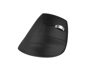 T'nB Infinite Ergo Vertical Ergonomic Mouse 4800 DPI Detachable Wheel Dual Bluetooth Mode and USB Dongle Rechargeable Battery Long Life Black