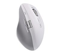 T'nB Infinite Rechargeable Wireless Mouse, Ultra Fast Disengaged Wheel, Double Wheel and Shortcut Buttons, Bluetooth or USB-A Connection, Long Battery Life - White