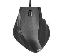 T'nB Muergo Ergonomic Cable Mouse Black