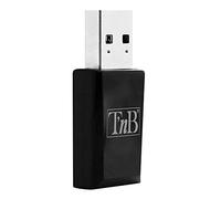 T'nB - Nano Wi-Fi Key, 1300 Mbps AC Connection | Black, Dual Band 2.4 and 5 GHz, USB, Speed Up to 1300 Mbps, Compact and Ideal for Computer