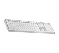 T'nB - Rechargeable Bluetooth Portable Keyboard in USB-C, AZERTY, Soft, Silent and Pleasant Keys - Grey and White