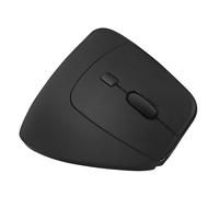 T'nB - Ultra-Lightweight Rechargeable Wireless Vertical Mouse, Dual USB-A 2.4GHz & Bluetooth Connection, 6 Buttons, DPI Adjustment - Black