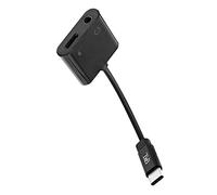 T'nB USB-C to 3.5mm Female + USB-C Female Adapter