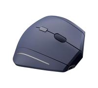 T'nB - Wireless Mouse, Ergonomic Vertical Dual Connection, Bluetooth + USB+A, Previous, Next Buttons, Ideal Comfort for Extended Use - Black